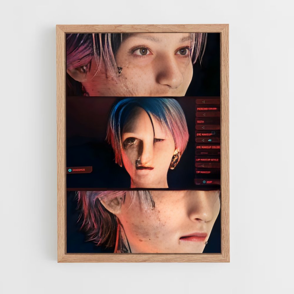 Poster cyberpunk esprit (vue 4)